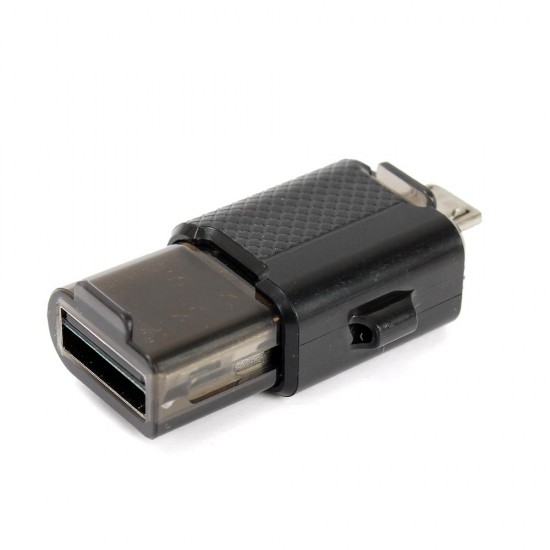 1pcs 64GB OTG Dual Micro USB 2.0 Flash Pen Thumb Drive Memory Stick For Phone Laptop Use