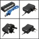 4 Ports USB 3.0 HUB On/Off Switch AC Adapter