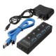 4 Ports USB 3.0 HUB On/Off Switch AC Adapter