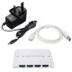 4 Ports USB 3.0 HUB With AC Power Adapter EU/UK/US Plug