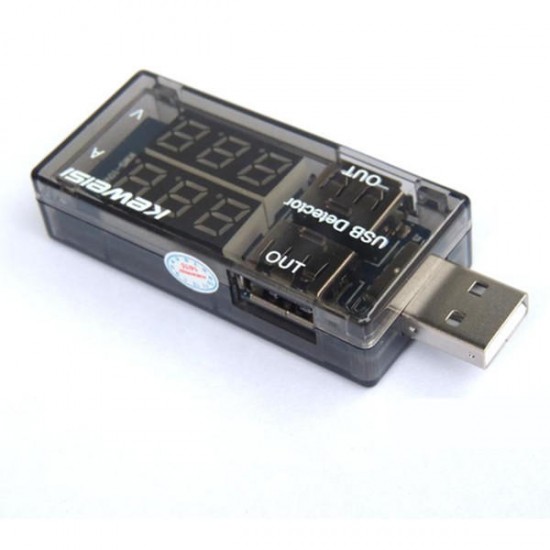 USB Detector Current Voltage  3V-9V Tester Double USB Row Shows