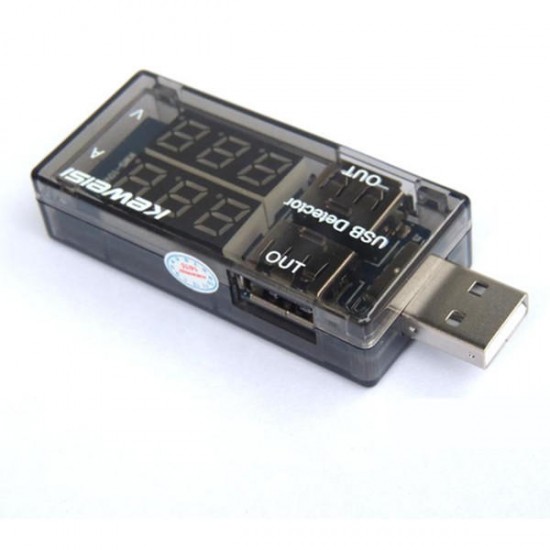 USB Detector Current Voltage 3V-9V Tester Double USB Row Shows USB Detector Current Voltage 3V-9V Tester Double USB Row Shows