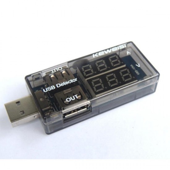 USB Detector Current Voltage 3V-9V Tester Double USB Row Shows USB Detector Current Voltage 3V-9V Tester Double USB Row Shows