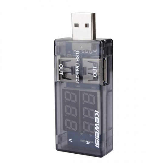USB Detector Current Voltage 3V-9V Tester Double USB Row Shows USB Detector Current Voltage 3V-9V Tester Double USB Row Shows