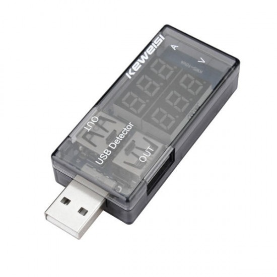 USB Detector Current Voltage 3V-9V Tester Double USB Row Shows USB Detector Current Voltage 3V-9V Tester Double USB Row Shows