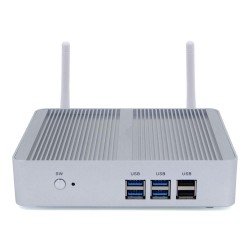 E-Global M3 Mini pc Intel Core I3 5005U 8GB+128GB 8GB+256GB Fanless Intel HD Graphics 5500 Windows 10 Computer 2.4GHz 4K HTPC WiFi HDMI VGA