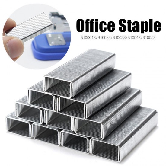 1000pcs UMI B10001S/ B10002S/B10003S/B10004S/B10005S Multi-size Metal Silver Office Staples