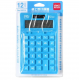 1pcs Deli 1657A Ultra-thin Solar Calculator Stationery Calculation