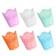 Hollow Flower Pencil Holder Plastic Pen Holder Makeup Brush Holder Multifunctional Storage Barrels