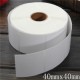 1100PCS 40mm x 40mm White Coated Paper Barcode Labels Adhesive Stickers