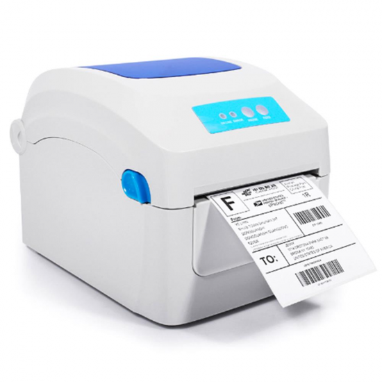 Barcode Printer Bluetooth Clothing Label 203dpi Support 108mm Width Thermal Printing