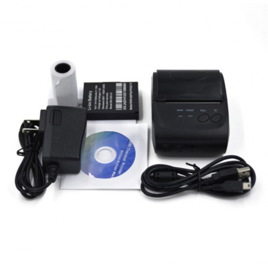 Bluetooth Thermal Receipt Printer Pocket Printer POS Thermal Receipt Printer For IOS Android Windows