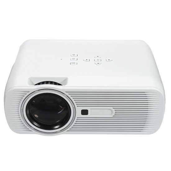 1200 Lumens 800*480 Resolution Portable HD LED Projector Home Cinema Theater US Plug for Cellphone