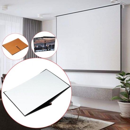 20 Inch DPL Projector Screen 4:3 41cm x 28.6cm Projector Screen Book Fabric Material Matte White
