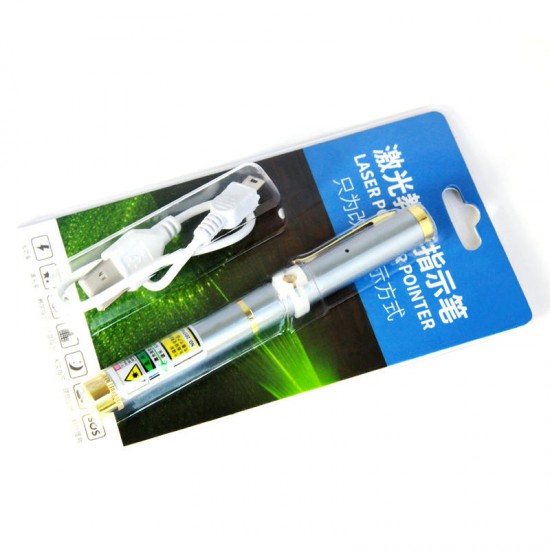 H12 Short Highlight USB Laser Flashlight Pen For Projector Green and Red Light Leaser Pen