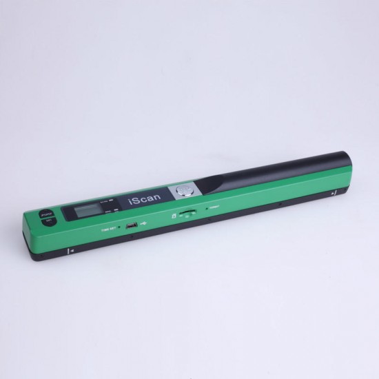 Handheld Document Scanner 900 DPI LCD Display Support JPG/PDF Format Selection Offline Scanning