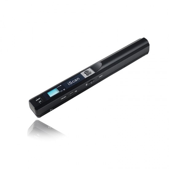 Handheld Document Scanner 900 DPI LCD Display Support JPG/PDF Format Selection Offline Scanning