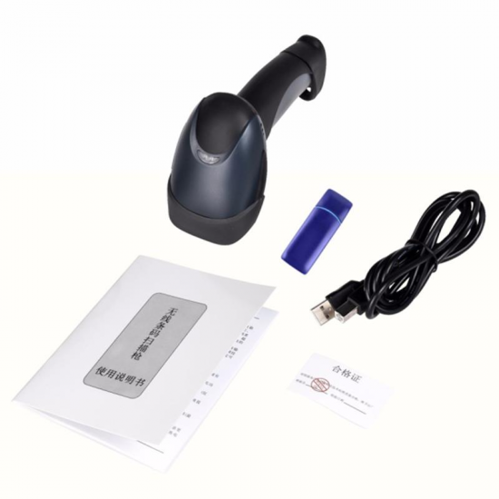 Wireless Barcode Scanner Reader 32Bit High Scaned Speed Cordless POS Bar Code Scan for inventory M2