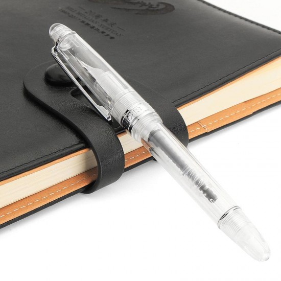 0.38mm/0.5mm Iridium Fine Nib Transparent Fountain Pen With Box Smooth Writting Office School Supply