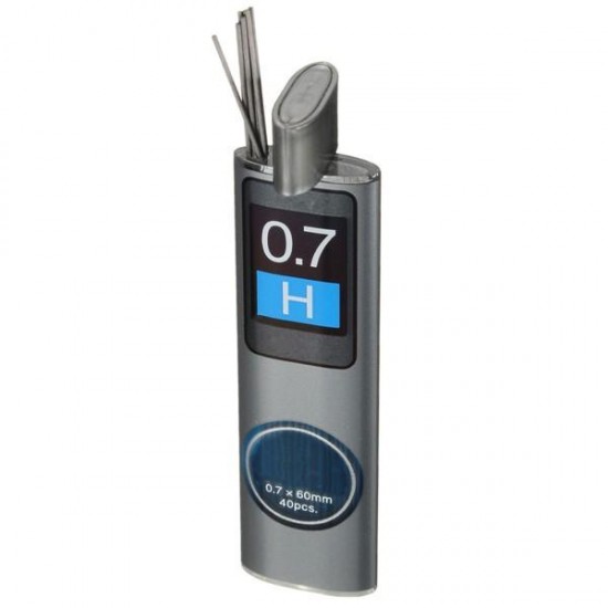 0.7mm Black Refill Lead HB/2B/H/B For Mechanical Pencil 40 Leads Per Tube