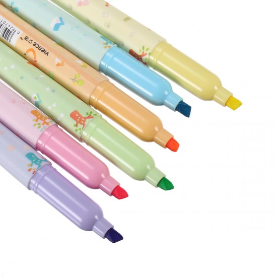 1 Pcs Cute Creative Highlighter Marker Pen Office School Supplies