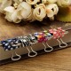 19mm Floral Foldback Binder Clips Metal Grip For Office Paper Documents