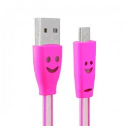 1.0M USB 2.0 to Micro USB LED Charging Data Line for Tablet Cell Phone
