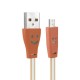 1.0M USB 2.0 to Micro USB Smile LED Charging Data Line for Tablet Cell Phone