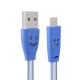 1.0M USB 2.0 to Micro USB Smile LED Charging Data Line for Tablet Cell Phone