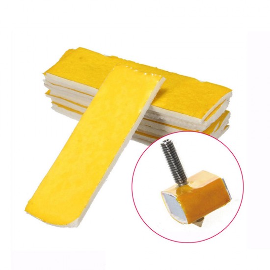 10Pcs 3mm Thickness 3D Printer Heating Block Cotton Hotend Nozzle Heat Insulation Cotton