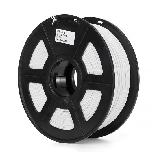 1.75mm 1kg Black/White Plastic PLA Material For 3D Printer Filament