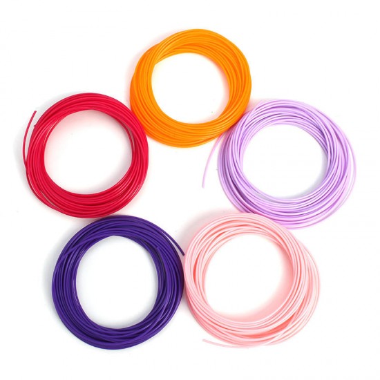 1.75mm 20 colors 5/10m x ABS/PLA Filament For 3D Printer Pen