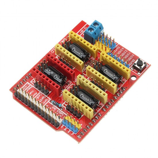 2Pcs CNC Shield V3 Expansion Board + UNO R3 Board Kit With A4988 Step Motor Driver Module For Arduin