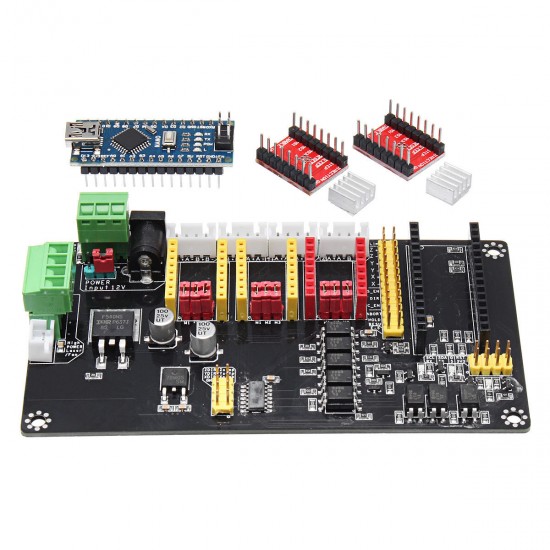 3 Axis  USB CNC Arduino Nano Controller A4988 Stepper Motor Driver Board