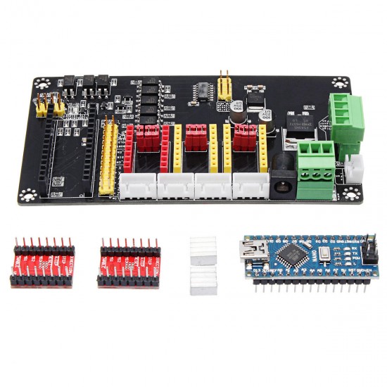3 Axis USB CNC Arduino Nano Controller A4988 Stepper Motor Driver Board