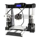 Anet® A8-M DIY Upgrated 3D Printer Kit Dual Extruder Support Dual-Color Printing Abnormal Heating Protection 220*220*240mm Printing Size