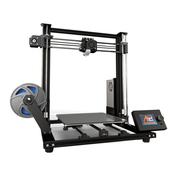 Anet® A8 Plus DIY 3D Printer Kit 300*300*350mm Printing Size With Magnetic Movable Screen/Dual Z-axis Support Belt Adjustment