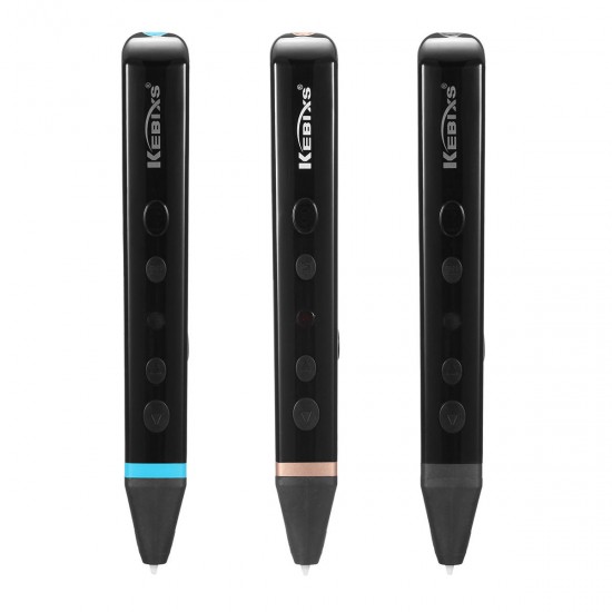 1.75mm PLA/ABS 3 Colors Low Temperature 3D Printer Pen Support USB Connect