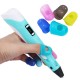 5PCS Silicone Insulation Finger Sleeve High Temperature Resistance Finger Cot For 3D Printing Pen Suit for Children