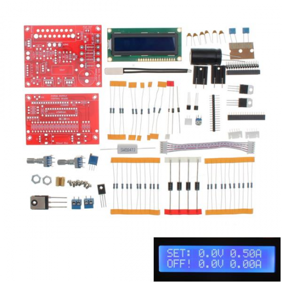 0-28V 0.01-2A Adjustable DC Regulated Power Supply Module DIY Kit Short Circuit Current Limiting Protection