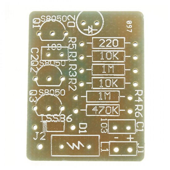 10Pcs 3-12V GSM Mobile Phone Signal Flashlight DIY Kit Electronic Circuit Training Suite