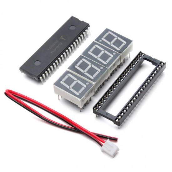 10Pcs DIY 4 Digit Ammeter Kit ICL7107 Electronic LED Soldering Set