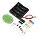 10pcs DIY LED Flash Kit Colorful Acoustic Rotating LED Lamp Kit