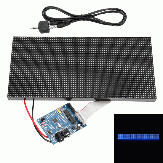 32X64 Assembled Colorful Music Spectrum LED Light Display Dot Matrix Board 32X64 Assembled Colorful Music Spectrum LED Light Display Dot Matrix Board