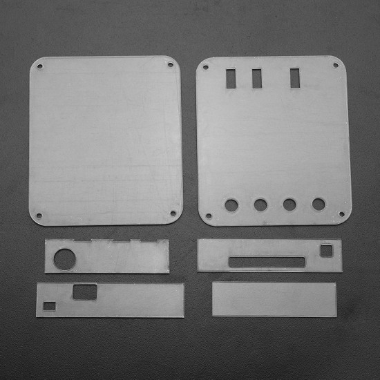 Acrylic Transparent Case Housing For JYETech 13805K DSO138mini DIY Digital Oscilloscope Module Kit Acrylic Transparent Case Housing For JYETech 13805K DSO138mini DIY Digital Oscilloscope Module Kit