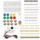 KS Starter Learning Set DIY Electronic Kit For Arduino Resistor / LED / Capacitor / Jumper Wires / Breadboard / Potentiometer / Buzzer / Switch / 40 Pin Header KS Starter Learning Set DIY Electronic Kit For Arduino Resistor / LED / Capacitor / Jumper Wires / Breadboard / Potentiometer / Buzzer / Switch / 40 Pin Header