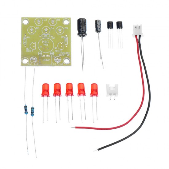 Voice Control Melody DIY LED Flash Kit Production Suite Small Electronic Learning Electronic Kits