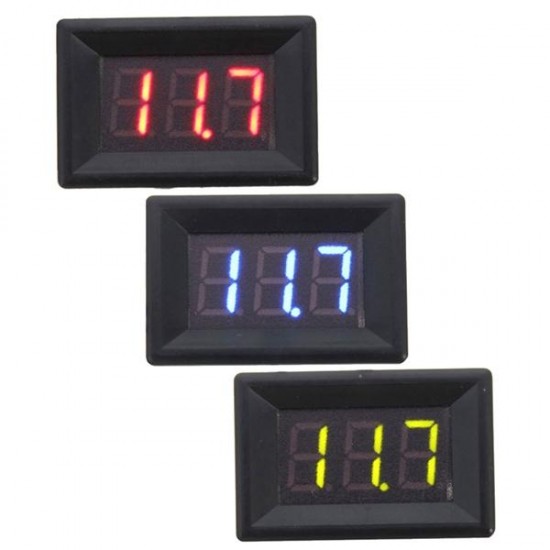 0.36 Inch DC 0-30V 3 Wire Voltmeter LED Volt Tester Digital Display Panel