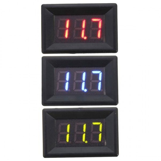 0.36 Inch DC 0-30V 3 Wire Voltmeter LED Volt Tester Digital Display Panel