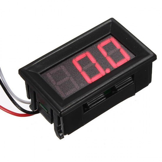 0.56 Inch DC 0-10/30/200V 3 Wire LED Volt Meterr Digital Display Panel 0.56 Inch DC 0-10/30/200V 3 Wire LED Volt Meterr Digital Display Panel